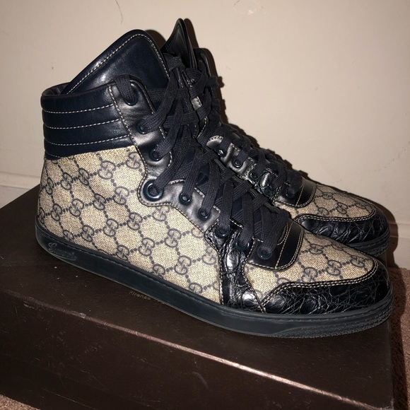 gucci crocodile sneakers